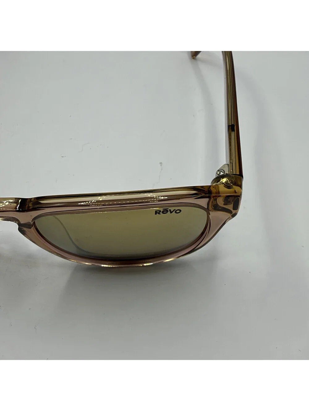 Revo Sunstorm RE3010 12 CH Polarized Sunglasses Champagne Gold 53-20-135 Case